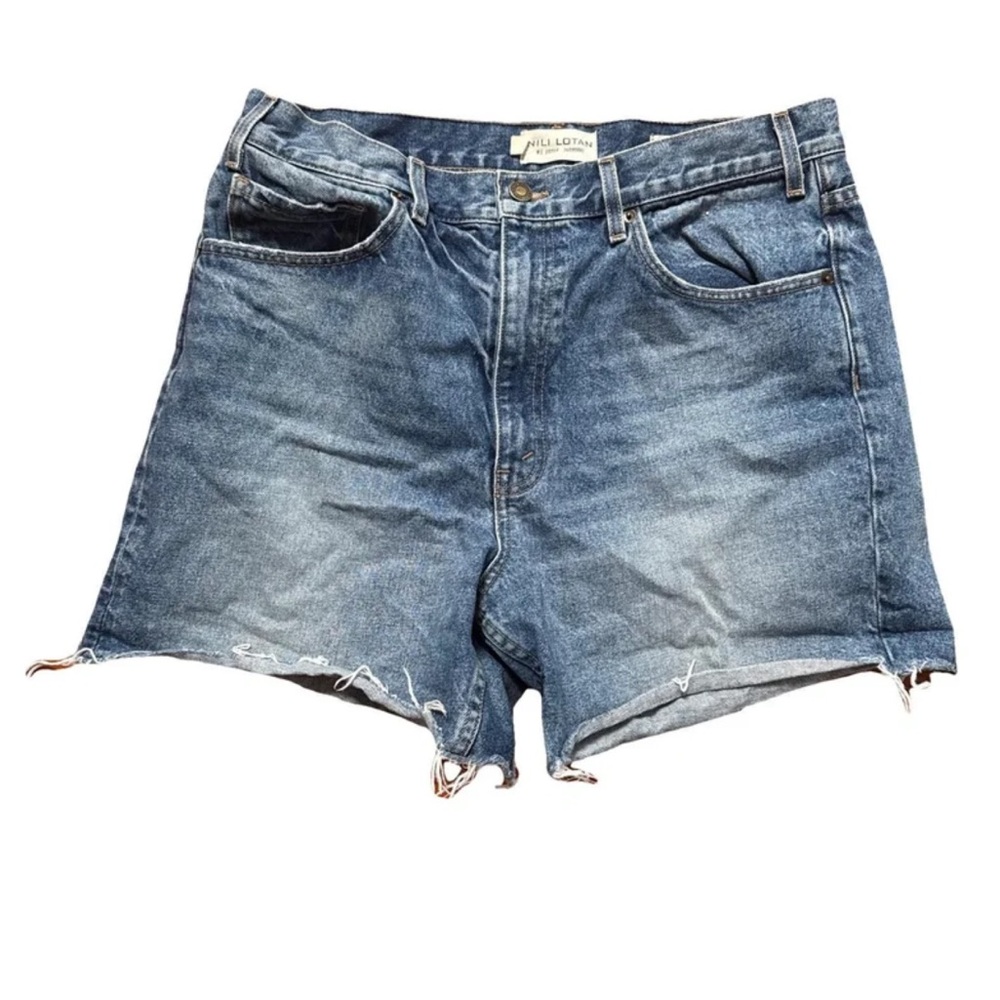 Nili Lotan Women's Blue Denim Cutoff Shorts